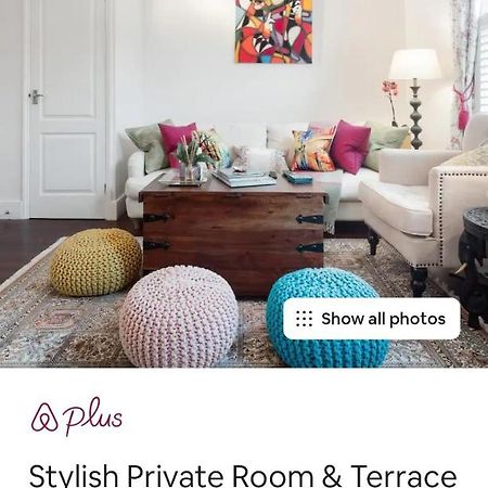 Stylish Room With Private Bath & Terrace In Super Central Clapham Junction Minutes From Victoria, Waterloo London Eksteriør billede